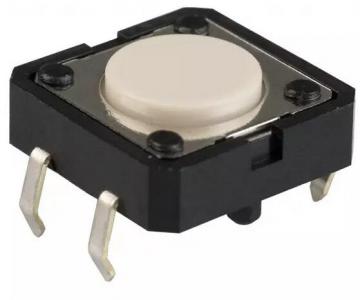 按键轻触开关12×12mm   触按轻触开关  触动按钮开关12*12mm   B3F-4000