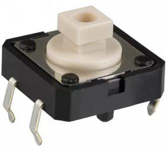 触按式按键开关方头12*12mm  触觉按键开关12×12mm    B3F-4050