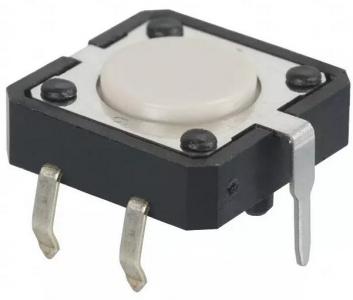 顶按式触动开关   顶按式轻触开关   12×12mm 五脚轻触开关  B3F-4100