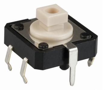 5脚轻触按键开关方头   触按轻触开关方头型  12*12mm触觉开关 B3F-4150