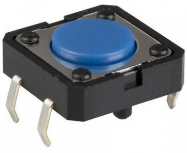 轻触按键开关带柱 12MM*12MM 触按轻触开关PCB引脚   B3F-5000
