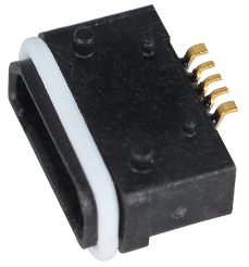 USB-016  防水超薄Micro插口  迷你贴片Micro插孔防水  Micro插座卧式ip67   Micro接口ipx7防水