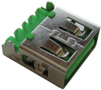 沉板USB插孔短体、沉板超短 USB接口USB-052