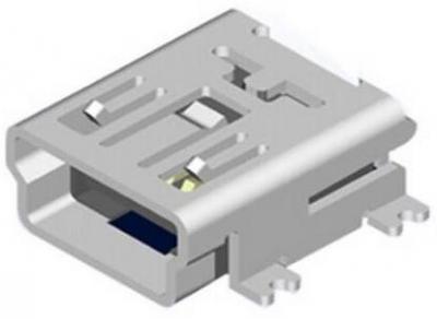 MINI5P 超薄USB插口  mini USB接口贴片5脚  USB-065